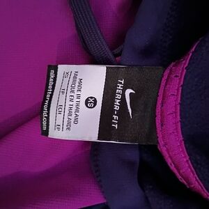 Nike Therma-Fit Jacket in Purple and Navy